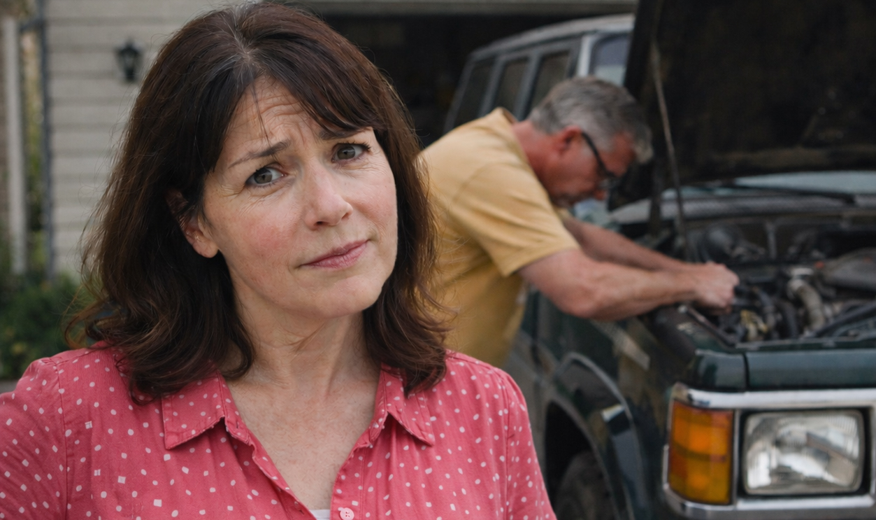 Woman concerned by car troubles