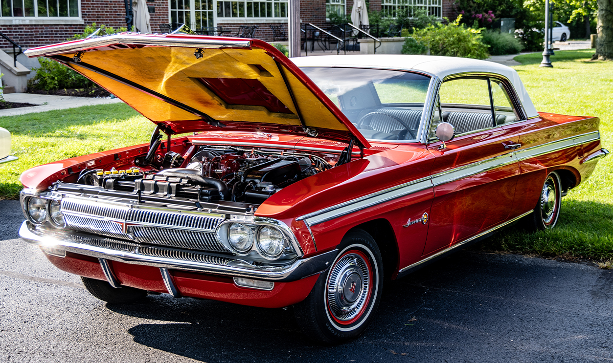 A 1962 Oldsmobile Jetfire.