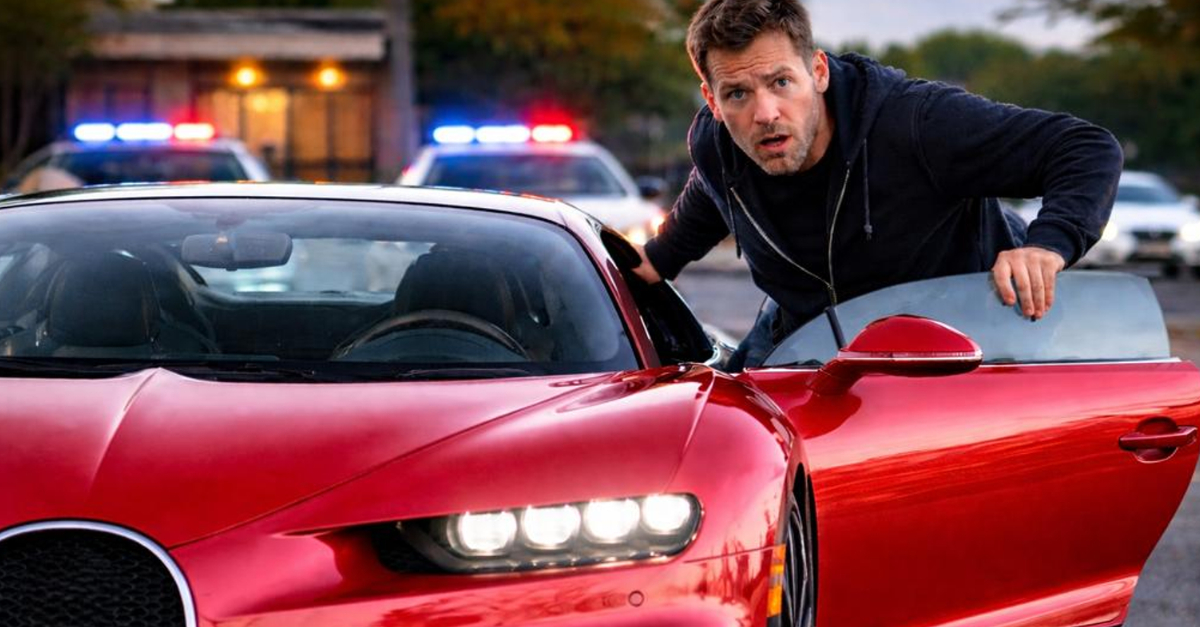 Man getaway car from Police