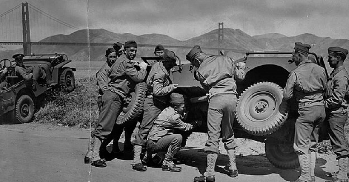 Manhandling Willys MB