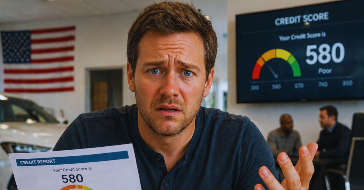 Man credit card score