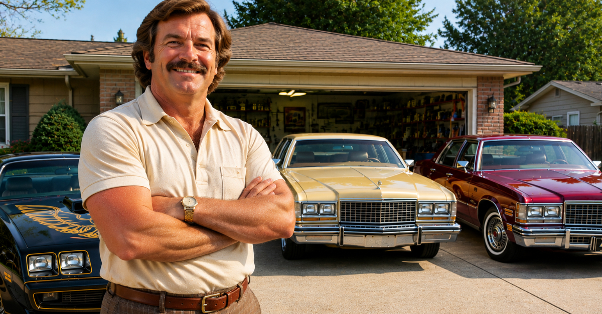 1970s dad three classic cars