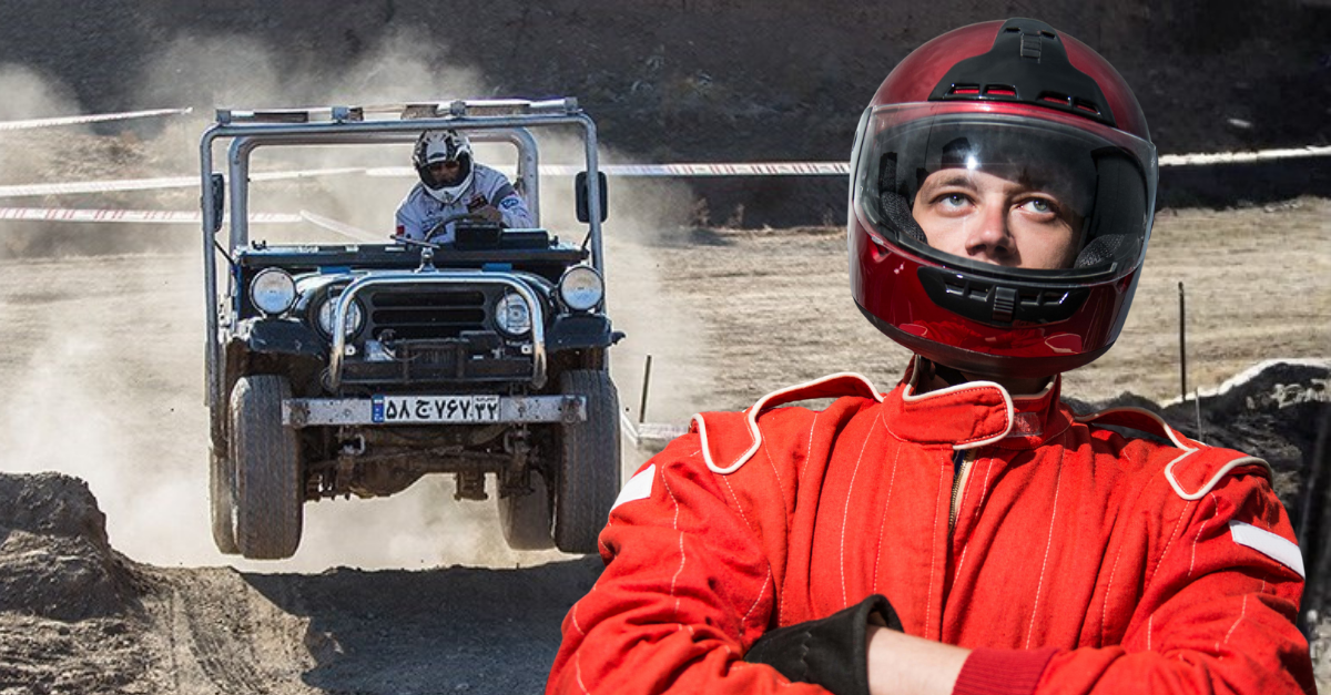 Vahdat off-road racing competitions in Sabzevar, Iran