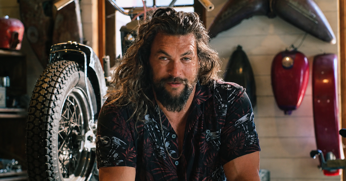 Screenshot of host Jason Momoa in On the Roam (2024-2026)