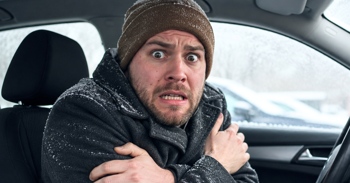 Freezing Surprise Behind the Wheel