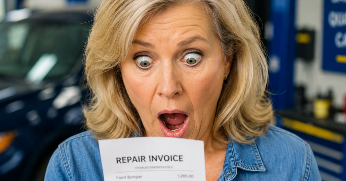 Shocked by the Repair Invoice